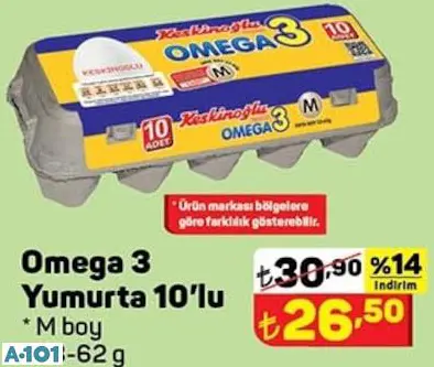 OMEGA 3 YUMURTA 10'LU OMEGA 3 YUMURTA 10'LU